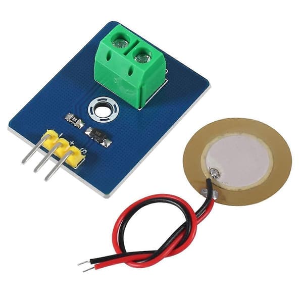 10st Piezoelektrisk Sensor Analog Keramisk Sensormodul Piezoelektricitet för DIY KIT-Perfet