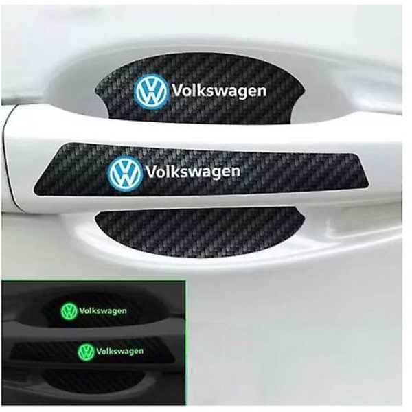 Auton Valoisa Ovikahva Suojaava naarmuuntumaton Kahva Suojatarra - Täydellinen Volkswagen 8pcs