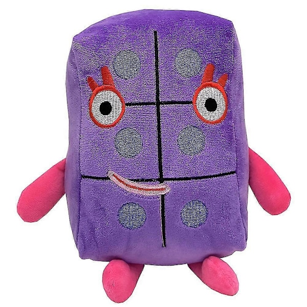 Numberblocks Tecknade Mjuka Plyschdocka Kudde Tidig Pedagogisk Gosedjur för Baby-Perfekt 6