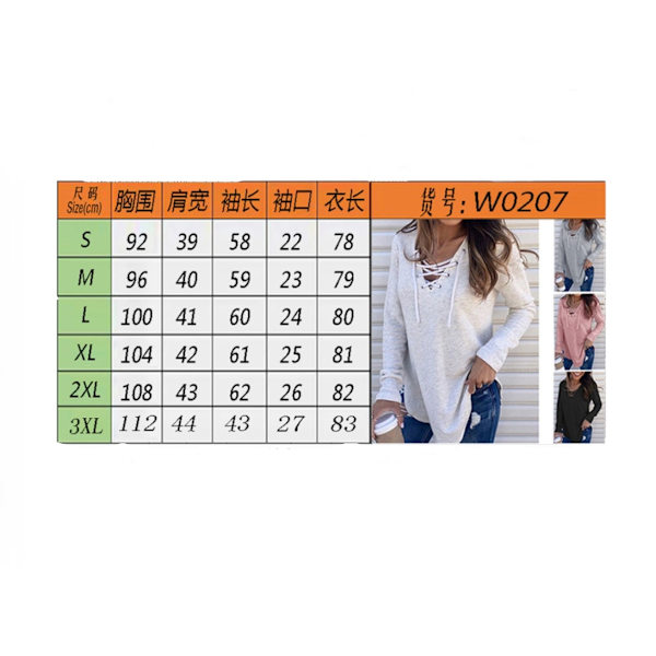 ode løs V-halsstrop i almindelig T-shirt - Perfet grey M