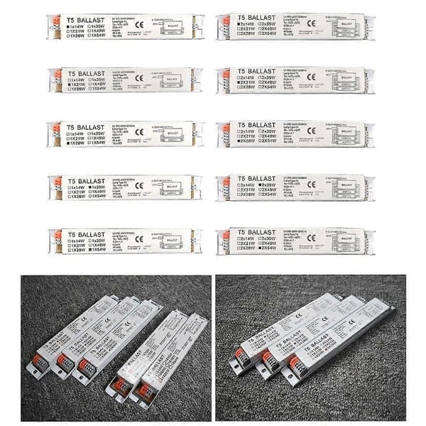 220-240V Bredspänning T5 Elektronisk Förkopplingsdon Fluorescerande Lamp Förkopplingsdon för Hem-Perfekt 1x14W