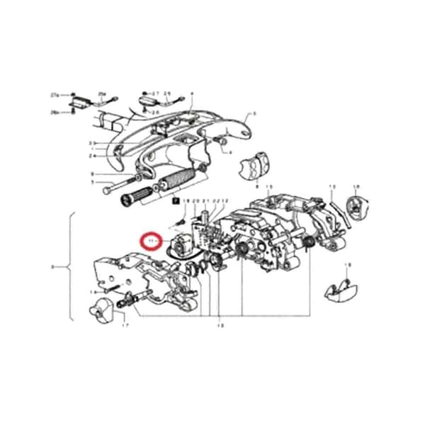 Gaffeltruck tilbehør accelerator potentiometer egnet til Linde accelerator T20AP, T20SP, L12, L14L14AP-Perfet