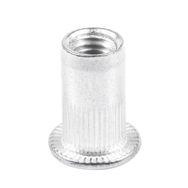 M5 Aluminium Gjengede Blindmuttere Flat Hode Rivet Muttere Nutserts 100 stk-Perfet