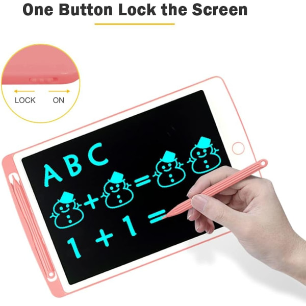 LCD skrivetavle. Magnetisk LCD tegnebrett for barn - Perfet