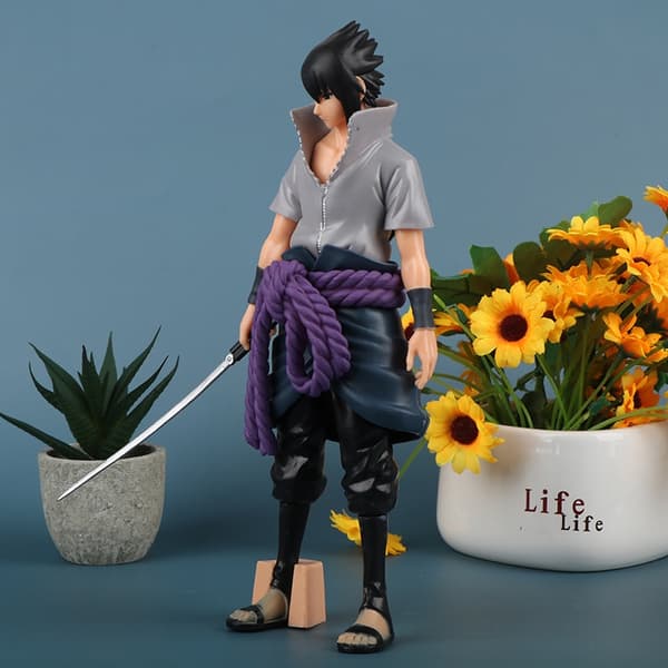 Anime Naruto Figur Modell Sasuke Action Figur Dekorasjonsstatue C - Perfekt