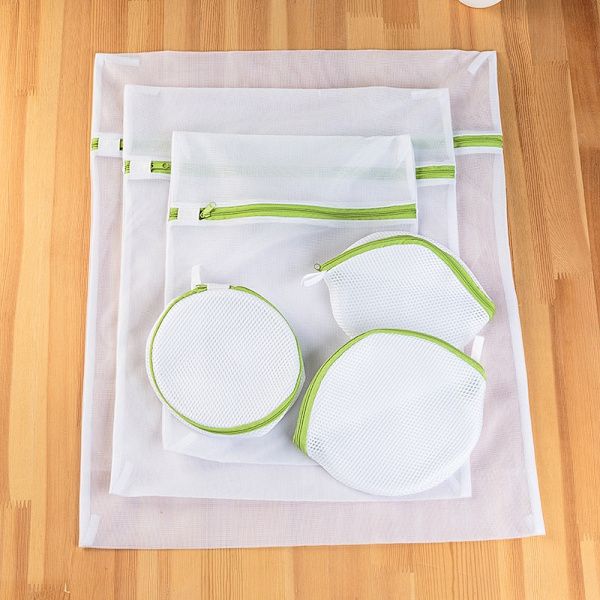 Vaskemaskin Vaskeriposer 6 Pakk Mesh Vaskeri Nett med Glidelås- Perfet