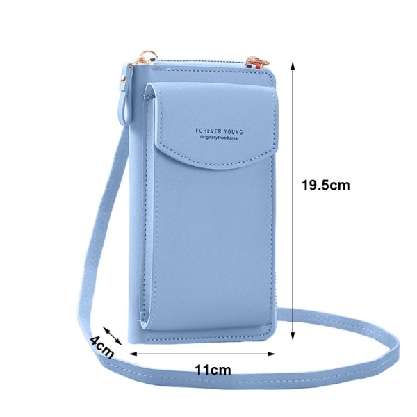 Skuldertaske Mobiltelefon tasker - Perfet blue