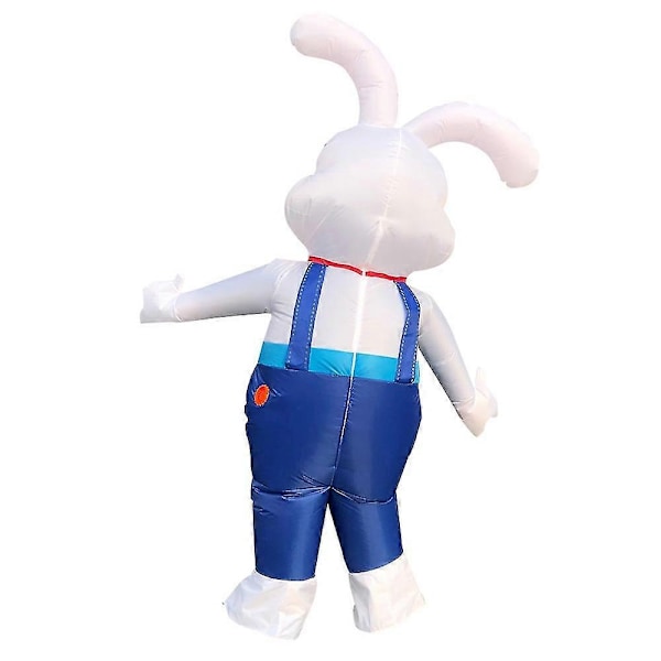 Vuxen Kanin Uppblåsbar Kostym Anime Påskhare Cosplay Kostym Halloween Kostymer för Kvinnor Party Rollspel Lämplig för 150-190cm-Perfet Pink White