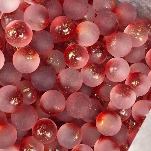 50 stk 12mm Glass Balls Charms Clear Pinball hine Home - Perfet B