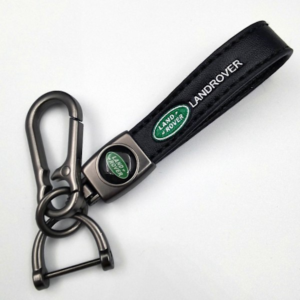 Bil Cykel Nøglering Metal Finish | Robust Nøglering | Nøglering og Krogbeslag - Perfekt Silver Hardware Land Rover