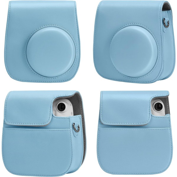 case som är kompatibelt med Instax Mini 11, blå - Perfet