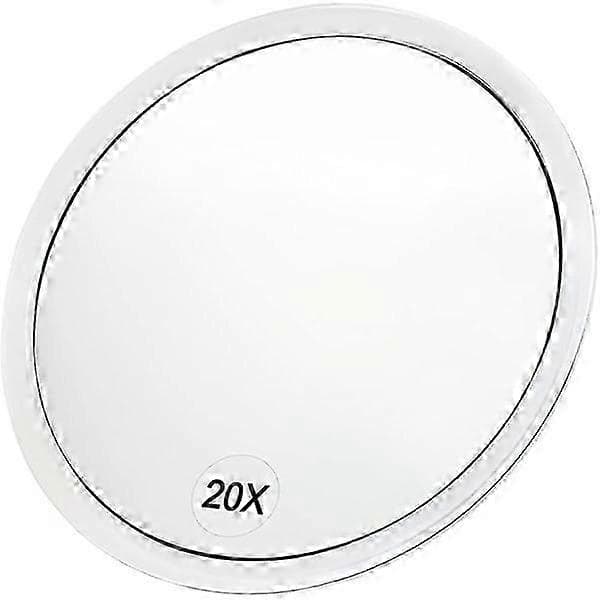 WXH 20X forstørrelsesspeil med sugekopper (16,2 cm) - Perfekt