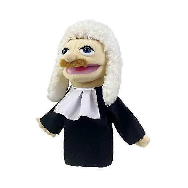 Blødt Plyslegetøj Hånddukke Sjove Dukker Legetøj Professionel Karakter Hånddukke - Perfekt judge