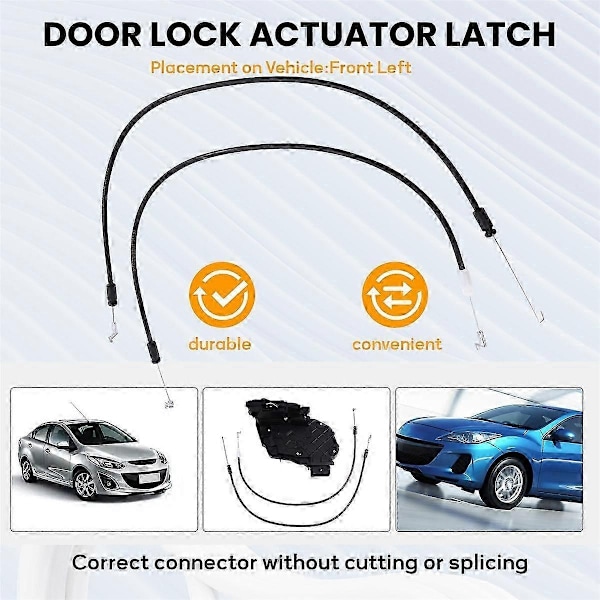 Bildørlåsaktuator Låskontroller egnet Kompatibel med Mazda 3 2008-2012 BL-Perfet Front Left