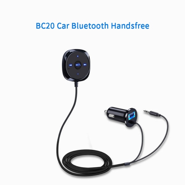 Handsfree Bluetooth Car Kit MP3 o Musikmottagare Adapter USB - Perfet