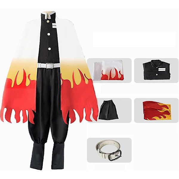 Anime Demon Slayer Kimetsu No Yaiba Zenitsu Giyu Tanjirou Kamado Nezuko osplay Kvinder Børn Mænd Kimono - Perfet C