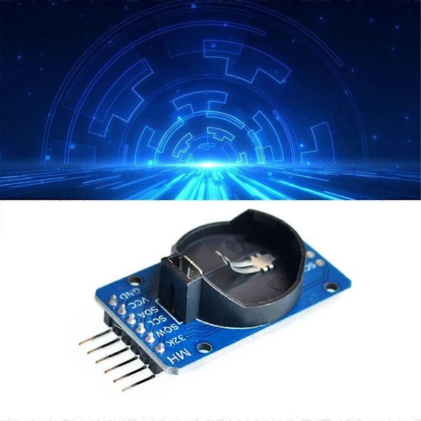 DS3231 AT24C32 IIC Modul Præcisionsur Modul Hukommelse 3.3V/5V Temperatur Sensor Bærbart Modul-Perfet