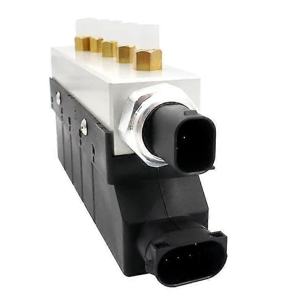 Luftfjæringskompressor ventilblokk for bil, kompatibel med S Class W220 A2203200258 2203200258-Perfet