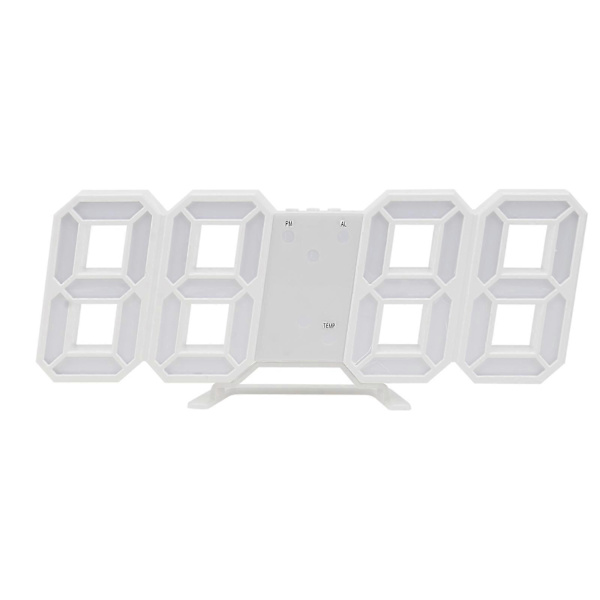 Digital Klocka Digital Väckarklocka Digital Väggklocka LED Alarm Digital Väggklocka Bordsklocka Digital Bordsklocka-Perfet