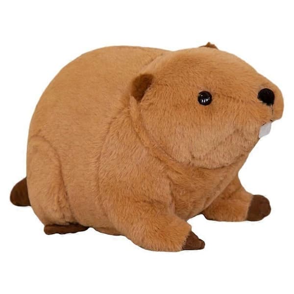 Söt Mjuk Nutria Plyschleksak Nutria Docka Kudde-Perfekt brown