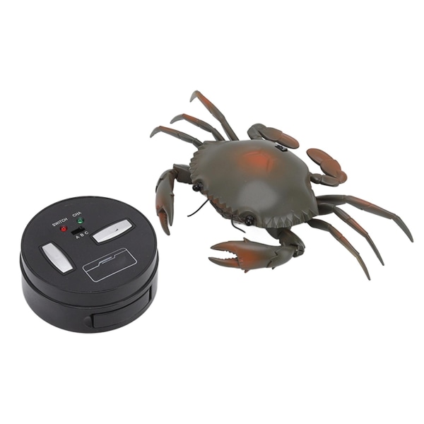 Rc Krabbe Legetøj Pædagogisk Simuleret Sea Life Dyr Elektrisk Krabbe Dyremodel Til Børn Fødselsdagsgave Cyan - Perfet Green