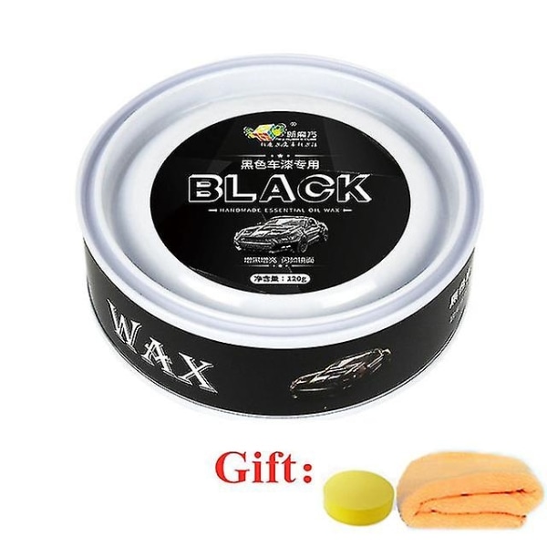 120g / 250ml bilvax kristallplätering Set Hårt glansigt vaxskikt som täcker Färg Ytbeläggning Formel Vattentät film bilpolering - Perfet Black 120g