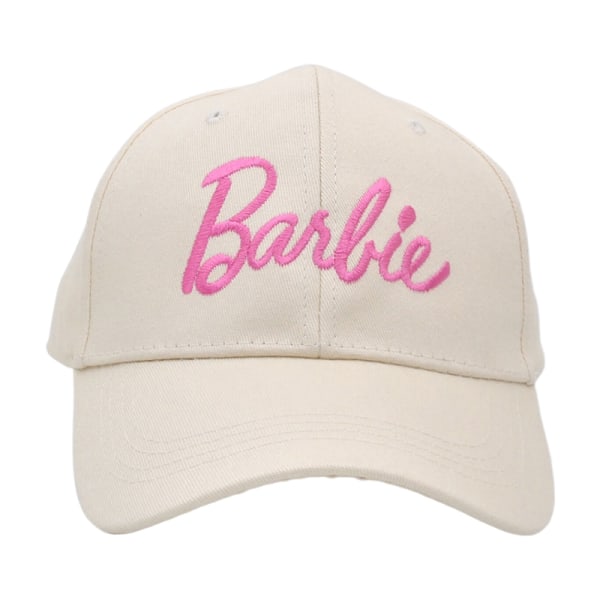 Barbie-baseball- cap tyttöjen casual kirjekirjonta, printed ulkona - täydellinen White