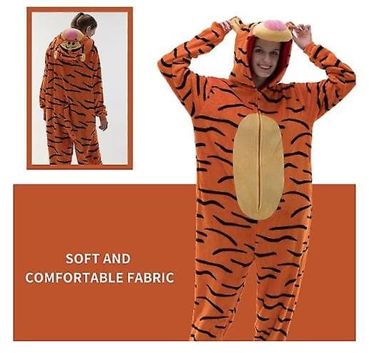 Cosusket Komfortable Unisex Pyjamas - Perfekt Tigger 125cm