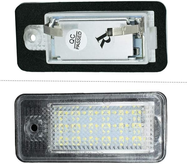 LED nummerpladelys 18 SMD til Audi A3/S3/A4/S4/A5/S5/A6/S6/A8/S8/Q7-WELLNGS
