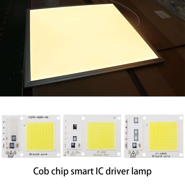 Led Lampe Cob Chip Smart Ic Til Spotlight Projektør Udendørsbelysning - Perfet 20W white-175