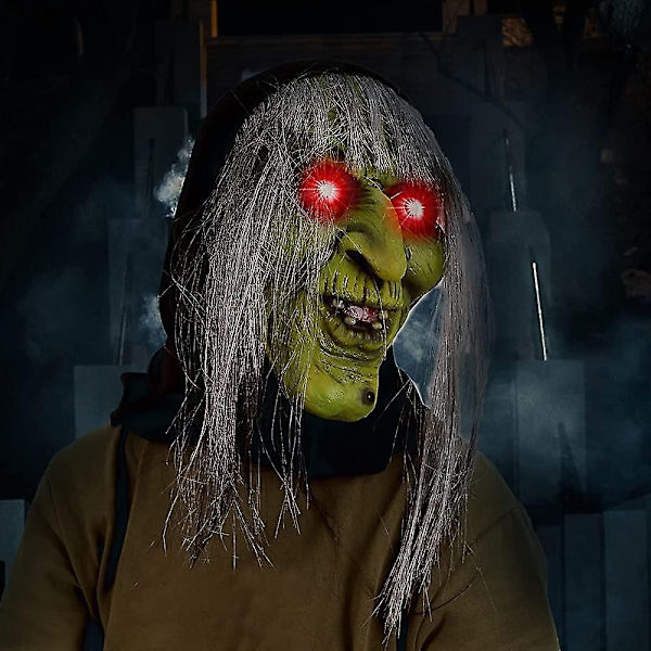 Halloween-koriste kiiltävä noitanaamio. Scary Masks Cosplay Mask Skull Scary Mask. Koristeellinen kauhunaamio - Perfet