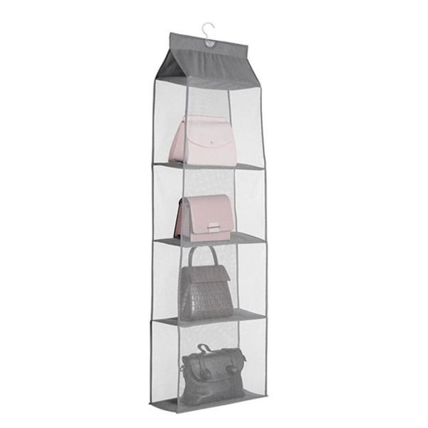 Hengende garderobeoppbevaring, 120 x 40 cm - Grå grå - Perfet