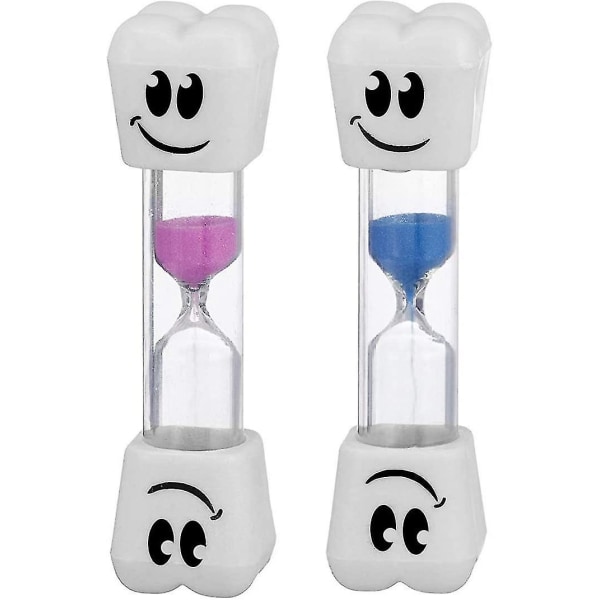 Hgbd-smile Tooth 2 Minute Hourglass Assorted Colors (2 Packcolor Random - Perfet