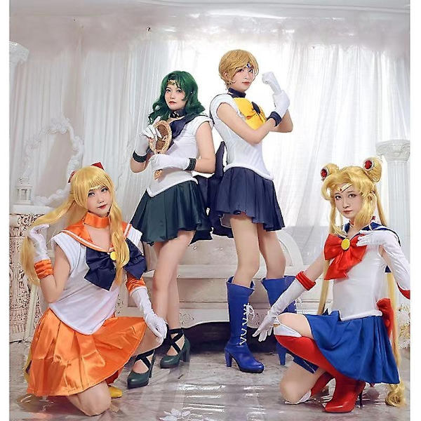 nime Sailor Moon Cosplay Kostymer nime Figur Klänning Halloween Kostymer För Kvinnor Kostym Peruk Loli Kläder Festuniform - Perfet A L Sailor Moon