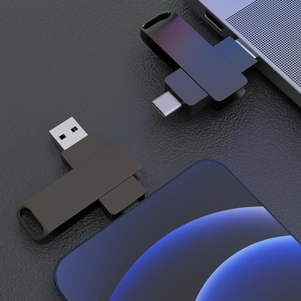 Flash-minne Dual Purpose Metal Type-c USB -minne för mobil - Perfet B4