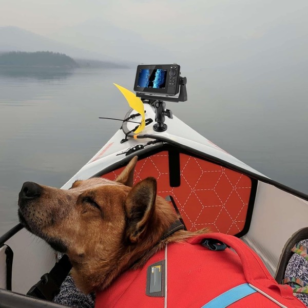 GPS Holder Base Fishfinder Mount - GPS elektronisk ekkoloddfeste | 360 graders rotasjon navigasjon fiske ekkolodd - Perfet