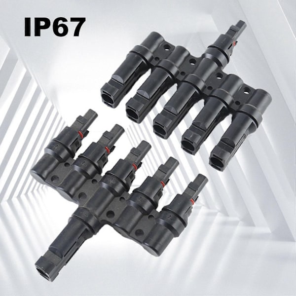 4 til 1 Solcelle PV-Stik 1500V 50A 2T 3T 4T 5T 6T Gren Parallelforbindelse IP67 Elektrisk PV Pa-Perfet