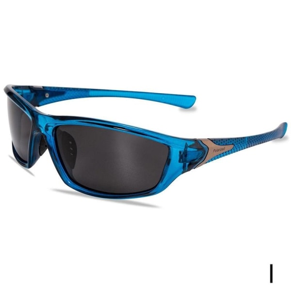 Polariserade solglasögon Män Kvinnor Square Cykling Sportkörning F- Perfet dark blue One-size