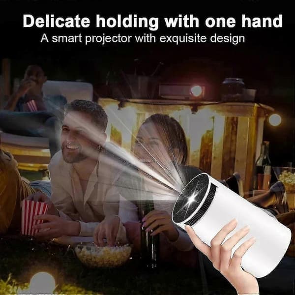 2025 NY 5G 4K Projektor Smart HD LED WiFi Bluetooth HDMI USB Android Kontor Hjemmekino - Perfekt