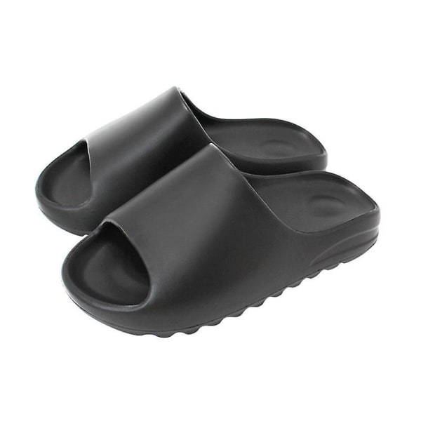 Slides Hjemmesko Platform Strandsandaler Unisex Hjemmesko - Perfet Black 42-43