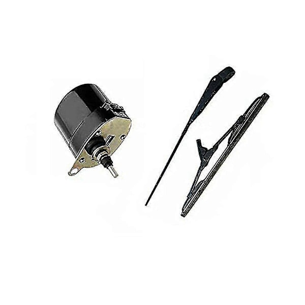 12V universal vindrutetorkarmotor med arm och blad för Willys traktorer 01287358 7731000001-Perfet