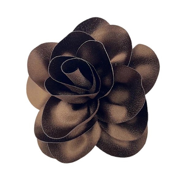 Formell anledning corsage fransk stor rose sateng stoff brud brudgom bryllup corsage dansefest perfekt Coffee