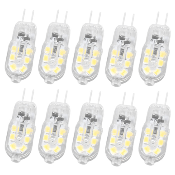 10 G4 LED-pærer, dæmpbare, høj farvegengivelsesindeks