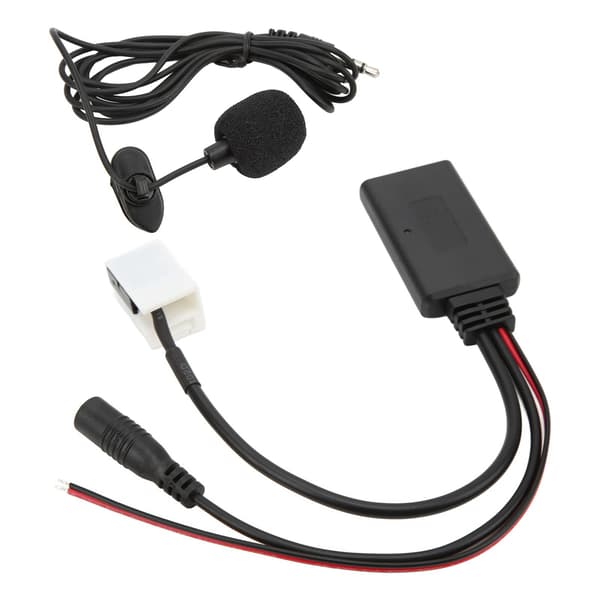 12-bens bilradio RD4 Bluetooth musik AUX lydkabeladapter med mikrofon til Citroën C2 C3 C4 C5 C6 C8