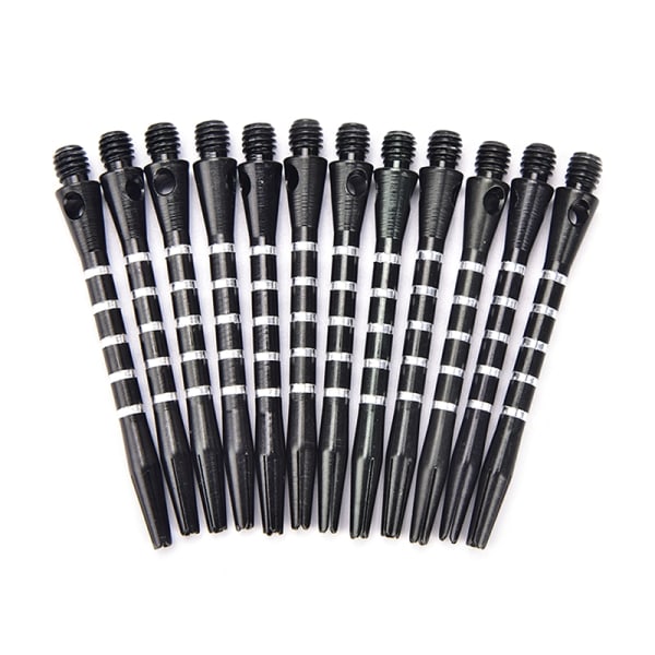 12 dartskaft i aluminiumslegering - Perfet black