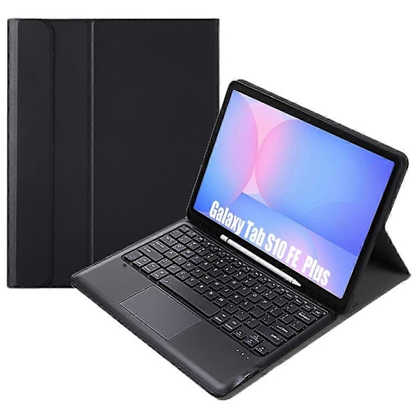 Bluetooth-tangentbord kompatibla med Galaxy Tab S10 FE+-Perfet Black
