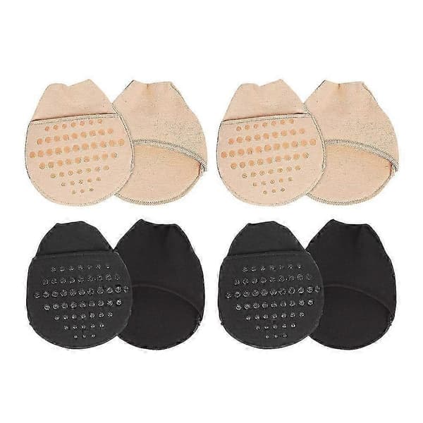 4 Par Dame Sokker & Strømper Halvsokker Dame Tådeksel Forfot Puter Tåtopp Liner Sokker-Perfet