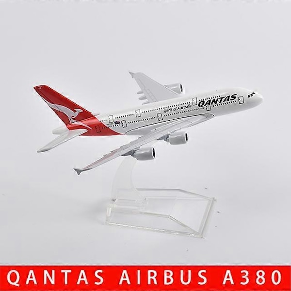 16cm Qantas Boeing 747 Flygplansmodell Diecast Metall 1/400 Skala Flygplansmodell Presentkollektion-Perfekt Qantas A380