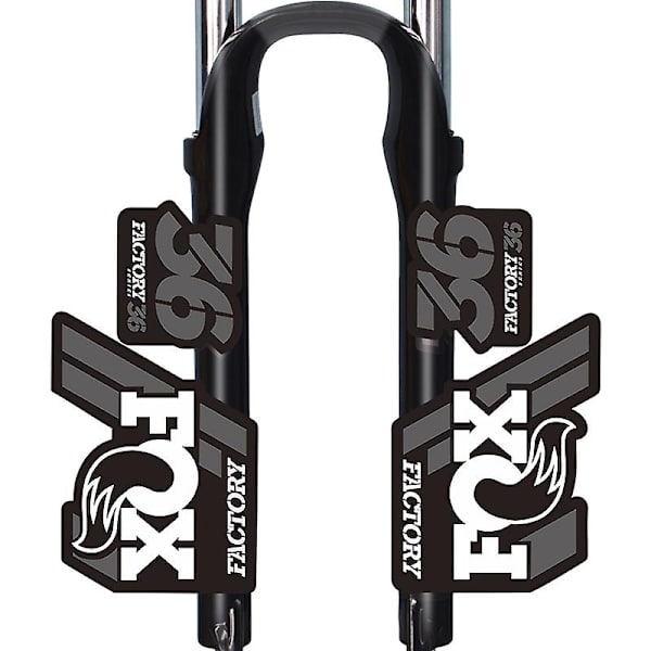 Otwoo 2018-2020 Float 36 Mountainbike Fork Stickers Mtb Speed Down Mountain 36 Seneste Front Fork Decals-Perfet white grey