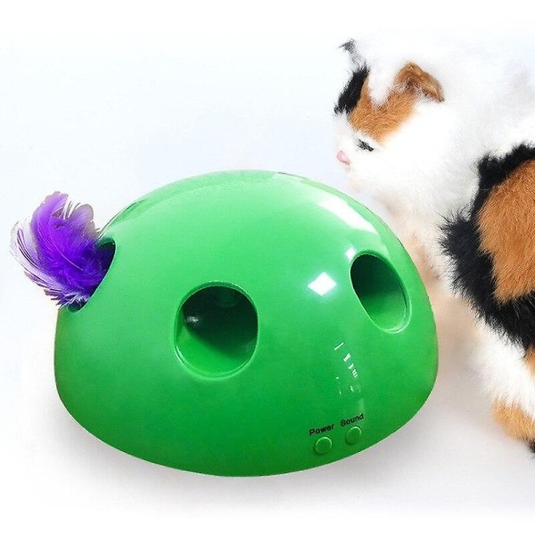 Elektroninen lemmikkilelu automaattinen pop hauska interaktiivinen kissan lelu hiiri kiusaa kissan raaputuslaite